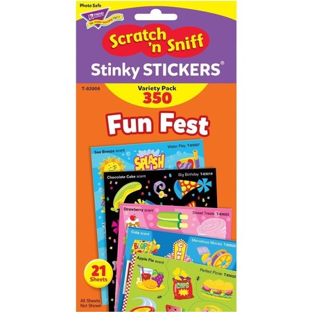 TREND Scratch n' Sniff Variety Pack, Fun Fest, 350 Stickers, Multi TEPT83906